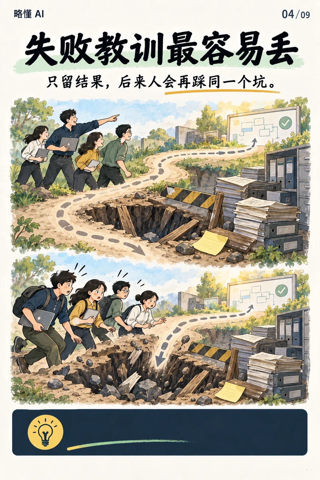 失败教训最容易丢
