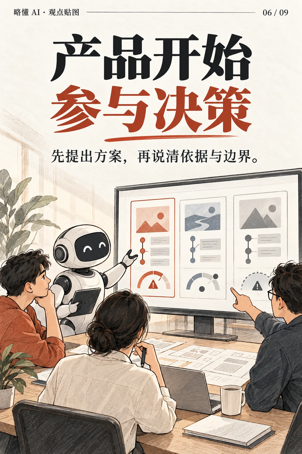 产品开始参与决策