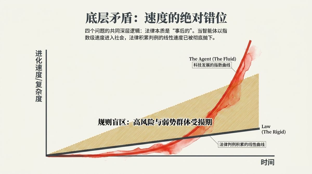指数科技曲线与线性法律曲线间的规则盲区与弱势群体受损期
