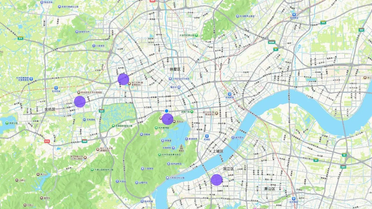 杭州智能密度地图