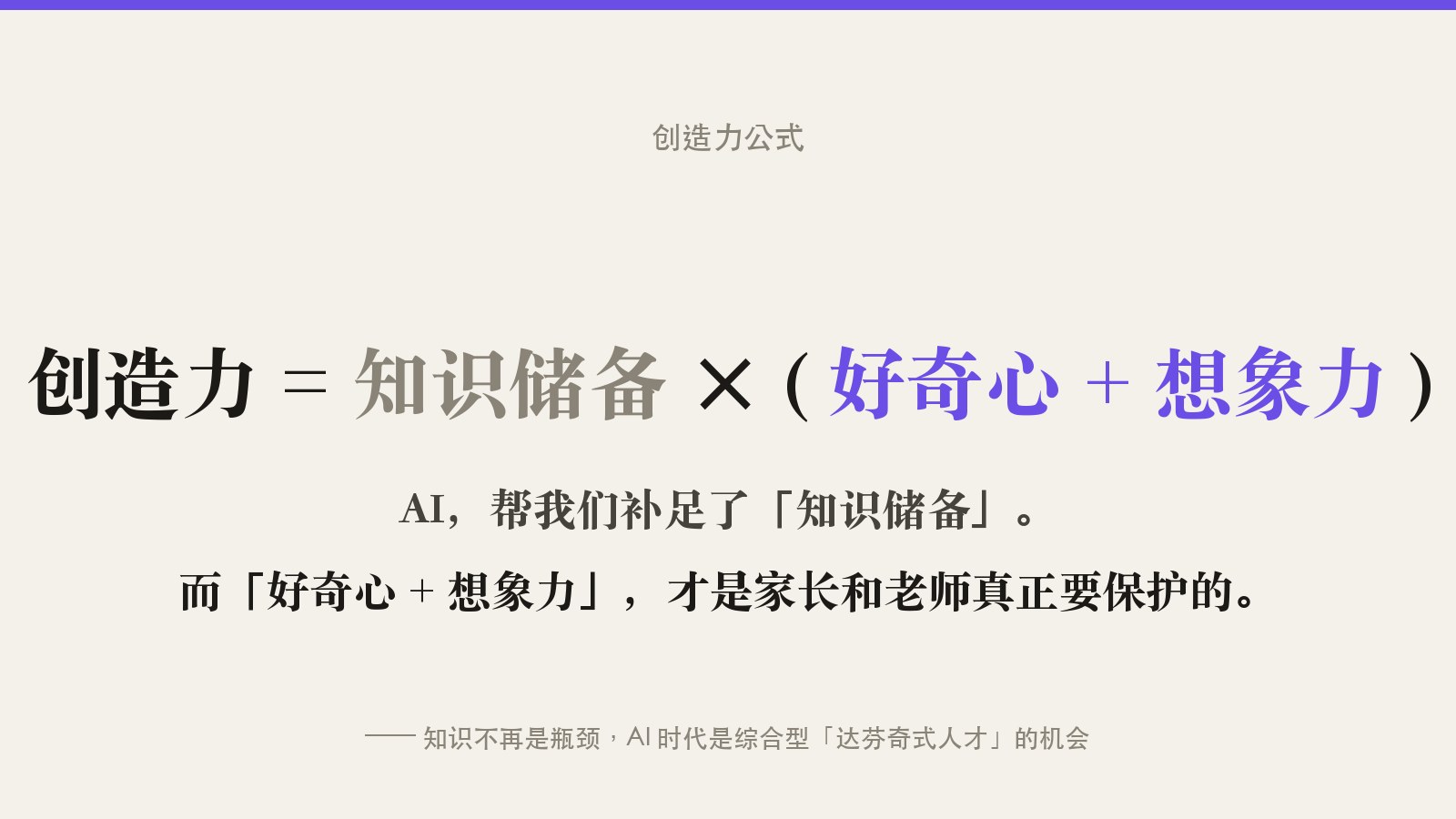 创造力公式