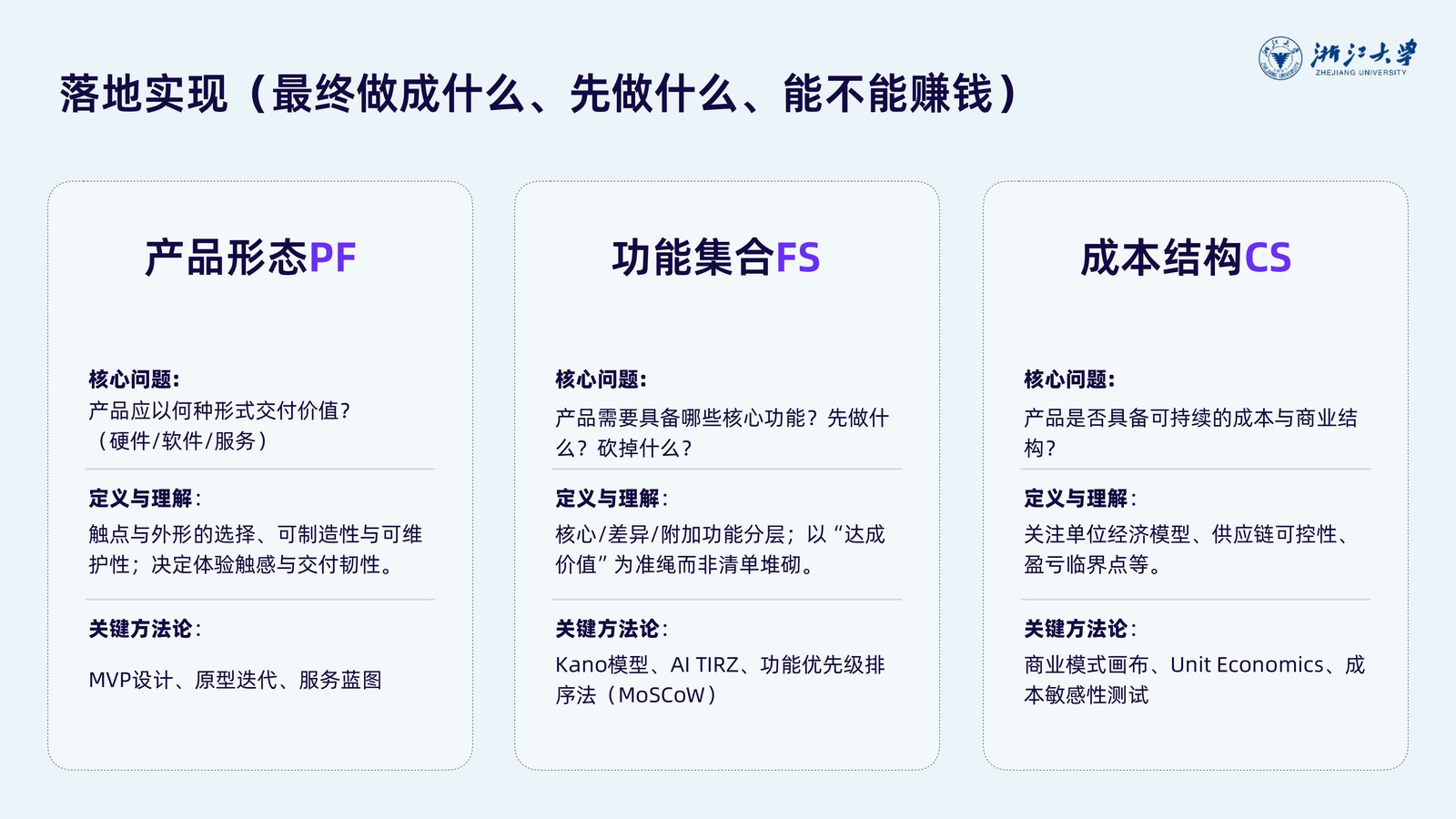 落地实现的三个判断