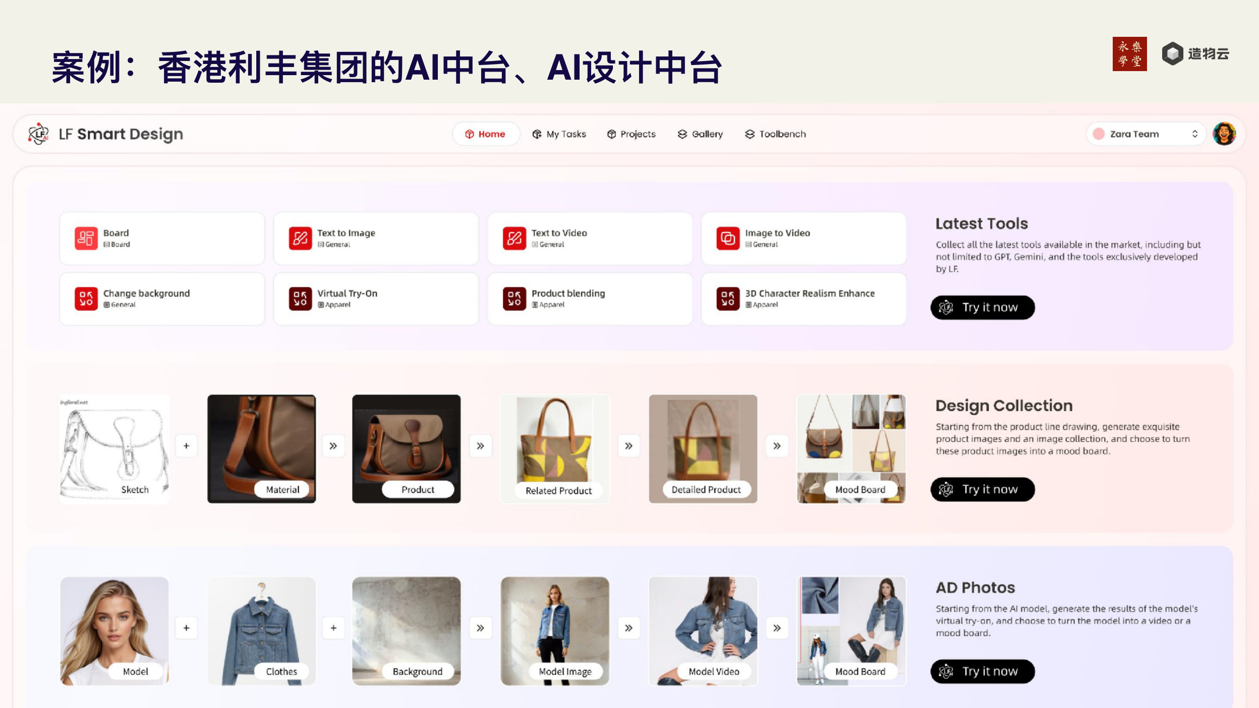 某国际供应链集团的 AI 设计中台